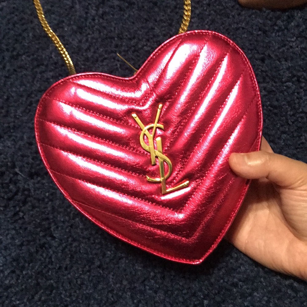 YSL Heart Bag